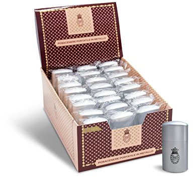 POSACENERE PORTATILE IN METALLO Rex Bravo - SAUL SADOCH portacenere tascabile