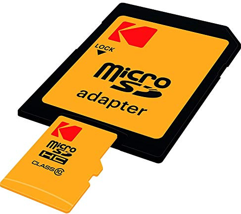 KODAK 32GB Class 10 MicroSD Memory Card with SD Adapter