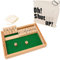 Big Game Hunters Deluxe 12 Zahlen Shut the Box Spiel Massivholz mit luxuriöser Baumwolltasche