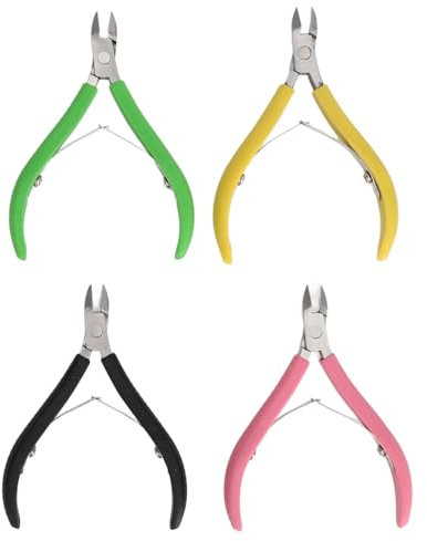 Tronchesini per Cuticole in Acciaio Inossidabile, Set di Taglia Cuticole per Manicure a Lama Appuntita Strumento Versatile per Unghie delle e dei Piedi