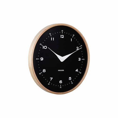 Karlsson 'OSADO DOME' wall clock - BLACK (30cm - KA5995BK)