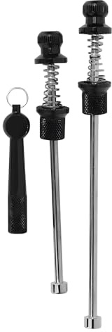 POENVFPO Schnellspanner, Anti-Diebstahl-Sicherungsspieß-Set, Radverriegelungs-Sicherheitsspieß aus Aluminiumlegierung für Mountainbike, Rennrad