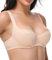 Oscrenia Balconette Bra for Women Underwire Push Up Half Cup Demi Balcony Plunge Bras(40B,Beige)