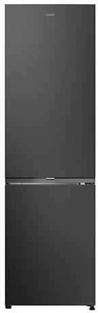 Candy City Fresco 300 CNCQ2T518EB, Frigorífico Combi, 280L, Ancho 55cm, Altura 182cm, Total No Frost Circle+, Cajón Verdulero, Control Interno Digital, Iluminación LED, Puerta Reversible, 37DB, Negro