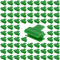 FUNSUEI 150 PCS Greenhouse Clamps Hoops, 3/5 inch Plastic Greenhouse Shading Net Clips, Garden Netting Clips Pipe for Season Plant Extension Support (16mm)