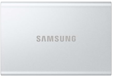 Samsung T7 Resurrected MU-PD1T0G/WW, SSD Externe Portable Gris Clair, 1 to, USB 3.2 Gen.2