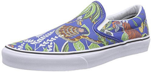 Vans Classic Slip-on, Zapatillas Unisex adulto, Disney The Jungle Book Classic Blue, 36.5 EU