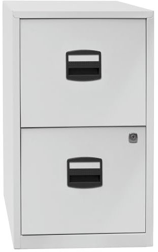 BISLEY Hängeregistraturschrank PFA, 2 HR-Schubladen, Farbe lichtgrau