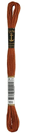 Anchor Sticktwist, 4635000-00355, Farbe:355, Stickgarne