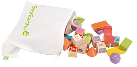 EverEarth 80 STK. Bausteine EE33726 für Kinder ab 18 Monaten