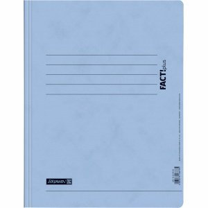 Brunnen 25 x Spiralhefter Fact!Plus hellblau