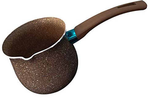 Antihaft-Milchtopf mit einzelnem Griff, antihaftbeschichtete Kaffeekanne, Mini-Milchtopf, keramikbeschichtete Heizkanne, Tee-Eier-Kochtopf