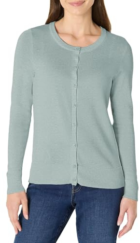 Amazon Essentials Damen Leichte Rundhalsstrickjacke (Erhältlich In Übergröße)