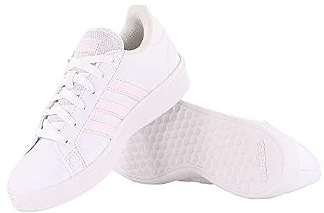 adidas Damen Grand TD Lifestyle Court Casual Shoes Schuhe, Cloud White/Almost pink/Cloud White, 38 2/3 EU