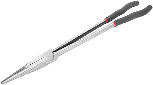 Long Handled Pliers, 400mm/16in Extra Long Pliers Tip Nose Pliers with Long Handle Craft RepairingTool, Long Reach Plier Set for Jewelry Making Car Repairing