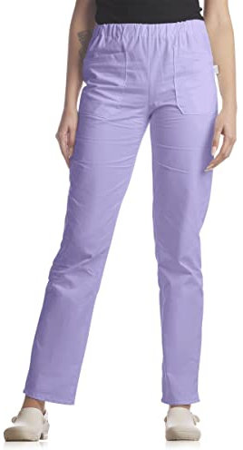 T.H. Service Pantalon sanitaire professionnel unisexe taille élastique, Glycine, XXL