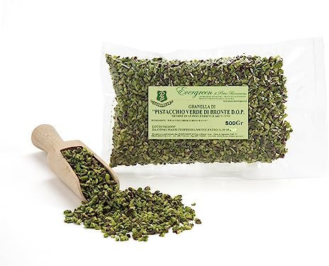 GRANELLA 100% Pistacchio Verde di Bronte D.O.P., Originale, Certificato (500)