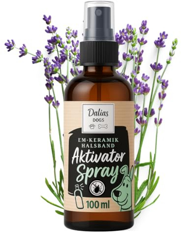 Dalias Dogs EM-Aktivator Spray - Reaktiviert EM-Keramik Halsbänder – Booster für Resonanzwirkung – Unterstützt natürliches Haut- & Fellmilieu – 100 ml