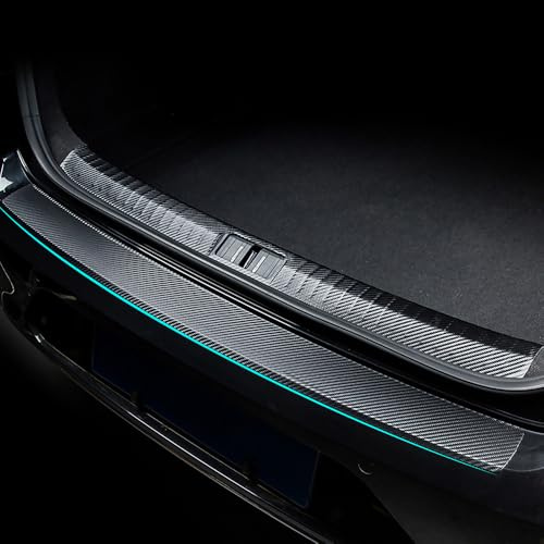 Film Protection Seuil de Coffre Voiture pour Renault Twingo 2/II Phase 2 BJ 2012-2014,Voiture pour Protege Pare Choc Arriere seuil de Chargement peiture Protection des Pare-Chocs