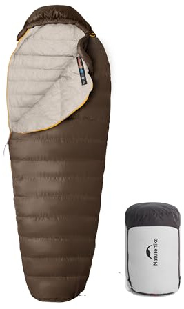 Naturehike Snowbird mumie-sovsäck dunsovsäck vinterförtjockning camping utomhus ultralätt ankor dun varm sovsäck
