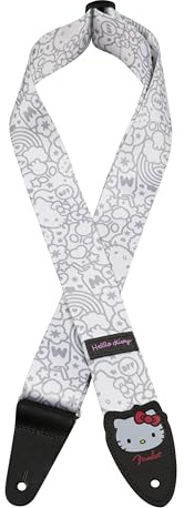 Fender Hello Kitty Poly-Gurt, 5,1 cm, Weiß