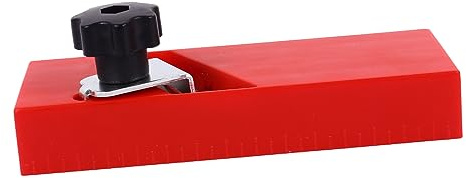 GALPADA Cepillo Manual Para Madera Dispositivo De Cepillado De Bisel 45 Grados Herramienta De Corte De Carpintero Precisión Acabado Trabajos De Carpintería 1 Unidad Rojo