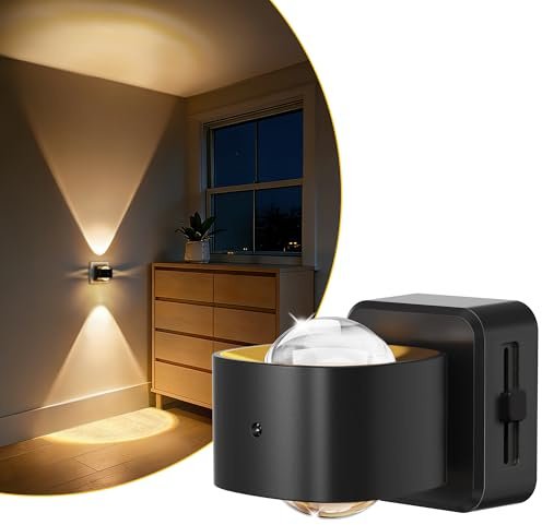 LOHAS-LED Night Light Plug in Wall with Rotatable Plug, Dusk to Dawn Sensor, Adjustable Brightness 0-150LM, 3000K Warm White, Plug in Night Light for Hallway, Bathroom, Bedroom, Stair, 1 Pack