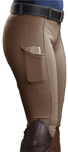 YGMNQAL PantalóN De Montar A Caballo Pantalones de equitación elásticos de Cintura Alta for Mujer y Hombre