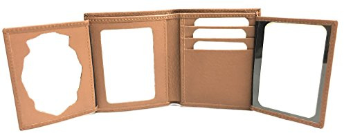 YOJAN PIEL | Cartera Portaplaca En Cuero para Policía Nacional (100% Piel, Marrón) | Complementos para Hombre de Estilo Atemporal y Elegante Originales