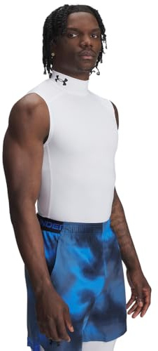 Under Armour Men's HeatGear Armour Compression Tank, 100 White, MD