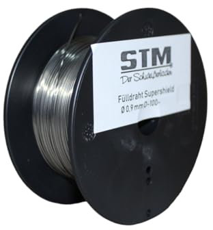 Fülldraht 0,9 mm für MIG MAG Schweißgerät ohne Gas 0,5 Kg Rolle 10 cm D100 E71…