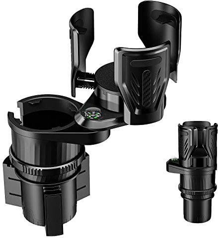 OUTXE Double Porte-gobelet de Voiture, Adaptateur de Boisson Multifonction réglable et Extensible pour Seat Automobile, Camion, Camping-Car, Compatible avec Les Bouteilles d'eau Yeti, Hydroflask de