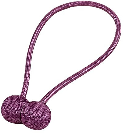 Gardinenbänder 2 Stück Home Gardinenschnalle Gardinenband Magnetschnalle Magnetschnalle Gardinengurt Seilband, Lila