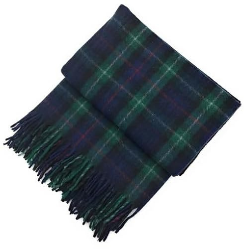 BRAW CLANS TARTANS Wolldecke – MacKenzie-Design – luxuriöser karierter Teppich für Abenteuer zu Hause und im Freien – Reisedecke – schottisches Schottenkaro-Design (88,9 x 155,9 cm)
