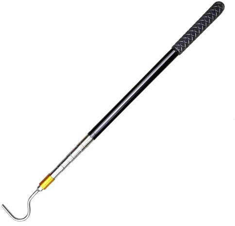 Bytcew 61 Snake Hook Reptile Catcher Stick Pole, Snake Handling Tool kit for Rattlesnakes Python Copperhead Removal Catching
