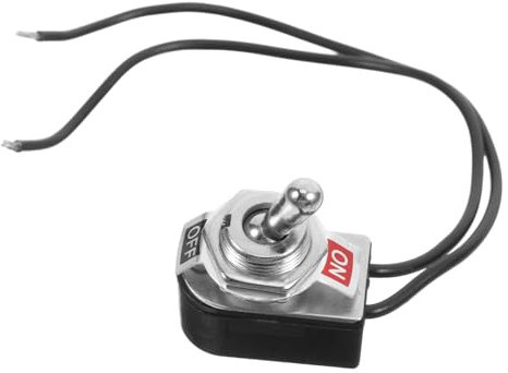 TOBBOMEY Rocker Toggle Switch Für Auto Und Boot off Kippschalter Kompakt Mit Anschlusskabel Professionelle Verwendung Fahrzeugen Und Maritimen Anwendungen