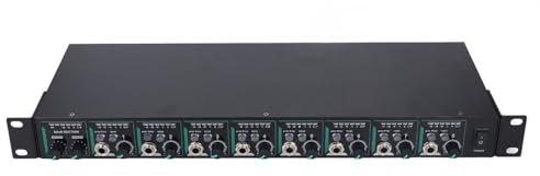 Splificatore per Amplificatore per Cuffie, Splitter Audio con 8 Uscite e Basso Rumore, Splitter di Amplificatore per Cuffie Professionali per la Registrazione in Studio e le