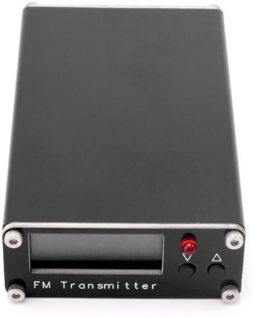 Yominerr Trasmettitore FM 2KM 0.5W Trasmettitore FM Stereo 500mW USB Type-C per Chiese Trasmissione Radio per Auto
