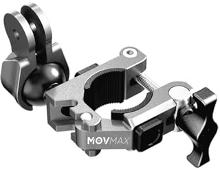 MOVMAX Tube Clamp Mount with 360° Ball Head for Blade Arm Accessories | Durable Aluminum Alloy, 360° Adjustment
