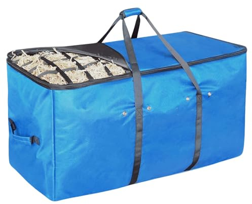 Mangeoire de Foin de chèvre : Sacs de Foin et pour Chevaux, Vaches, bétail, Alimentation Portable pour écuries, granges, ranchs, remorques, poulains | Fournitures agricoles