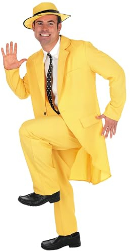 Vuxen herr XL Yellow Suit