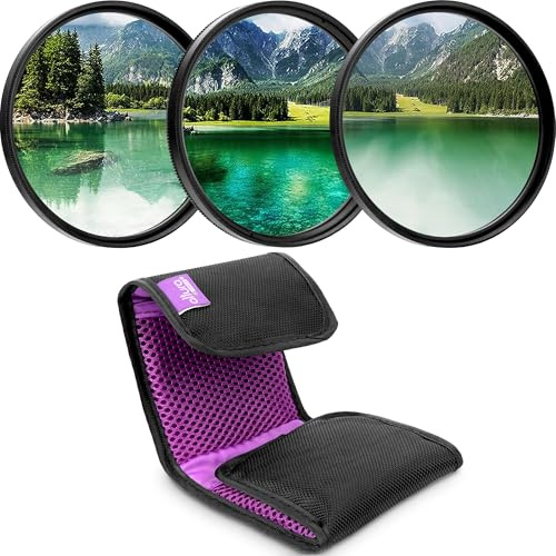 Altura Photo 52mm Lens Filter Kit - Multi-Coated UV Protector, CPL Polarizing and ND Neutral Density Filters + Case for Camera Accessories & Lenses | Polarized Filter Compatible with Canon, Nikon, Sony Cameras & More
