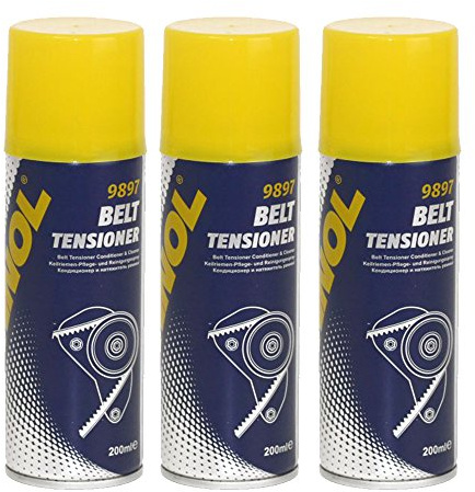 MANNOL 3 x 200ml 9897 Belt Tensioner/Keilriemenspray