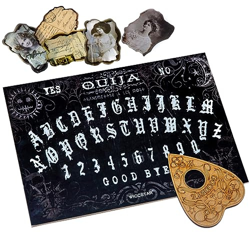 Tablero Ouija con Planchette e Instrucción Caza espíritu