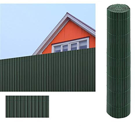 CAÑIZO PVC DOBLE CARA VERDE 1X3 Metros