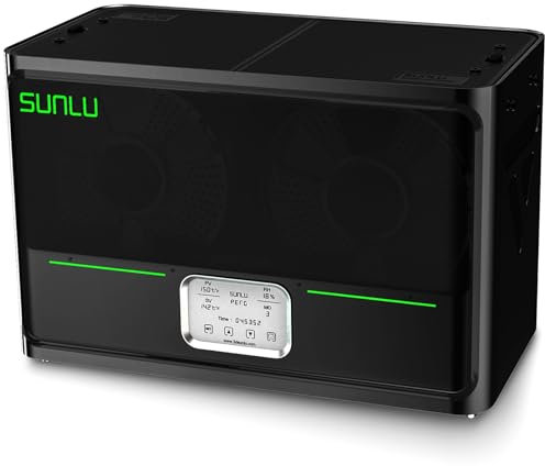 2025 SUNLU Offizielle Filament-Trocknerbox S4, Upgrade 4-Spulen-Filament-Dehydrator mit Temperaturausgleich/schneller Erwärmung/automatischer Feuchtigkeitskontrolle, für PLA TPU PETG ABS Nylon PA