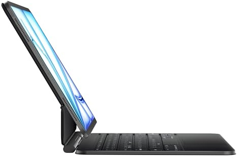 doqo Funda con teclado para iPad Air 11 (M2) 2024, iPad Pro de 11 pulgadas (4ª, 3ª, 2ª, 1ª generación), iPad Air 10.9 5ª, 4ª, iPad Air de 11 pulgadas con teclado mágico con teclado multitrackpad