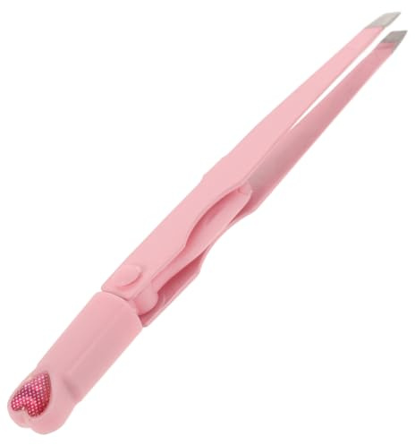 Beaupretty Clip Per Sopracciglia Tre in Modellatore Di Sopracciglia Strumenti Di Bellezza Forbici Per Sopracciglia Forbici Per Modellare Le Sopracciglia Acciaio Inossidabile Rosa