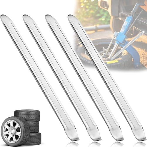 4 Stück Reifen Montiereisen,30 cm Montiereisen Reifen,Reifenheber,Reifenmontierhebel,Montierhebel Motorrad,Montiereisen,Montierhebel,Reifenmontage Werkzeug für Motorrad, Fahrrad, Wagen, Scooter