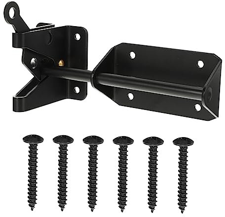 DIYEAH Verrou Pour Porte Coulissante Loquet De Porte Et Fenêtre De Loquet De Pêne Coulissant De Portail